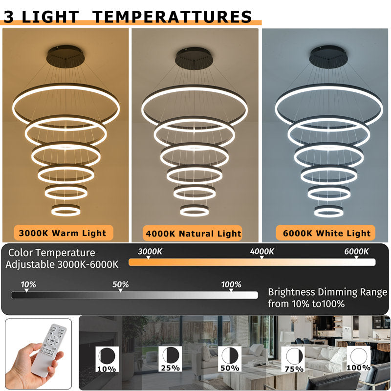 Lustre géométrique LED Divo