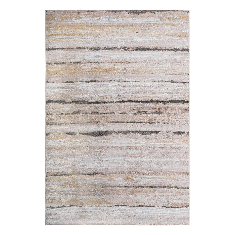Brown / striped rugfor the dining room from the Payas 17 Stories collection 6x9 ft