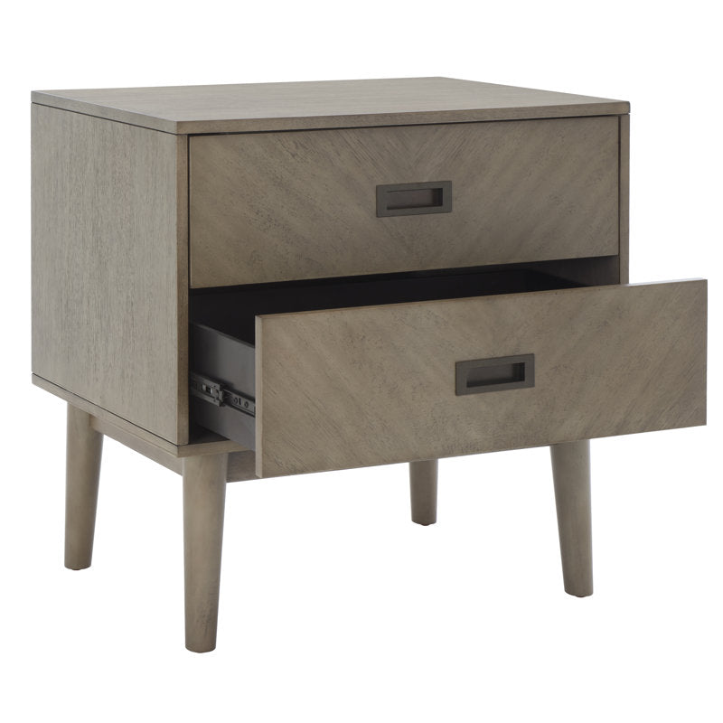 Table de chevet à 2 tiroirs de 26 po Komon