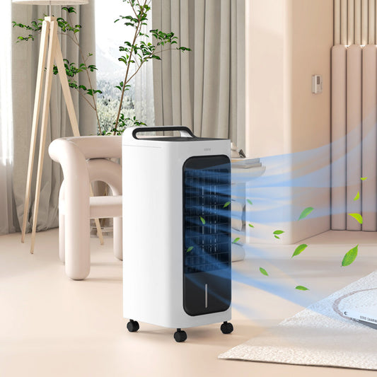Windowless Portable Air Conditioners With Remote, 3-IN-1 Evaporative Air Cooler,90° Oscillation, Timer, Swamp Cooler For Indoors