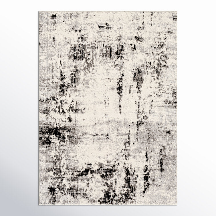 Ceslie ( Grey / Anthracite )Grey/Charcoal Rug 6'7" x 9'