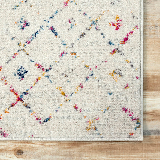 Tapis multicolore 8 x 11 pieds