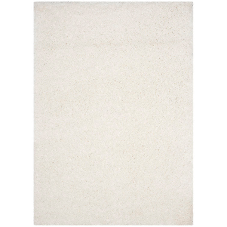 Tapis blanc Hermina White Area Rug 4x6
