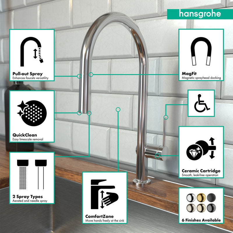 Robinet de Cuisine Hansgrohe Talis N HighArc Style O - Liquidation Boîte Ouverte