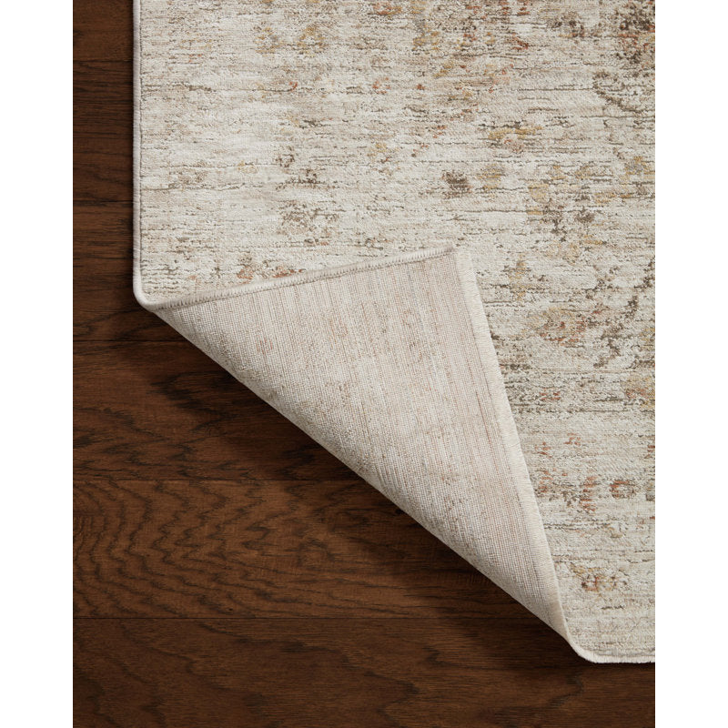 Amber Lewis x Loloi Honora Tapis beige/épice 5'3" x 7'9"