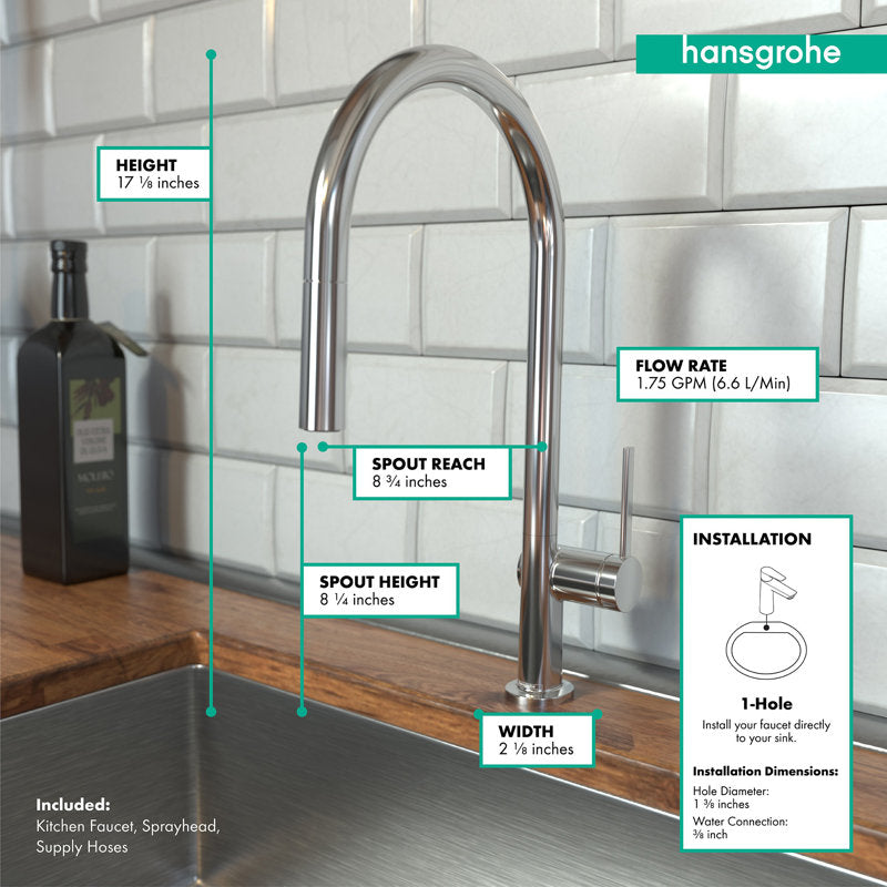 Robinet de Cuisine Hansgrohe Talis N HighArc Style O - Liquidation Boîte Ouverte