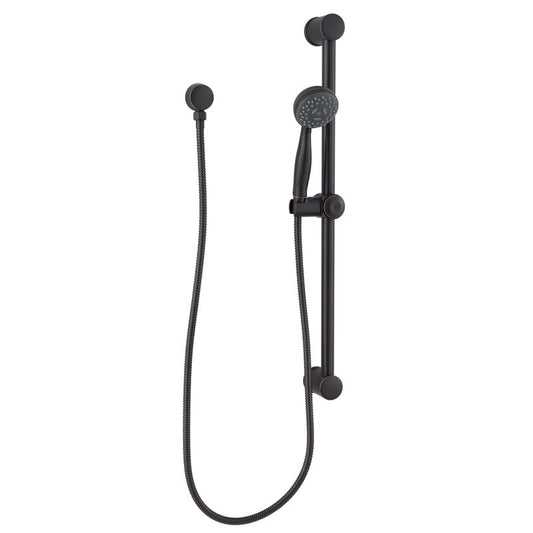 Wall Mount Slide Bar Pressure-Balanced Shower Faucet