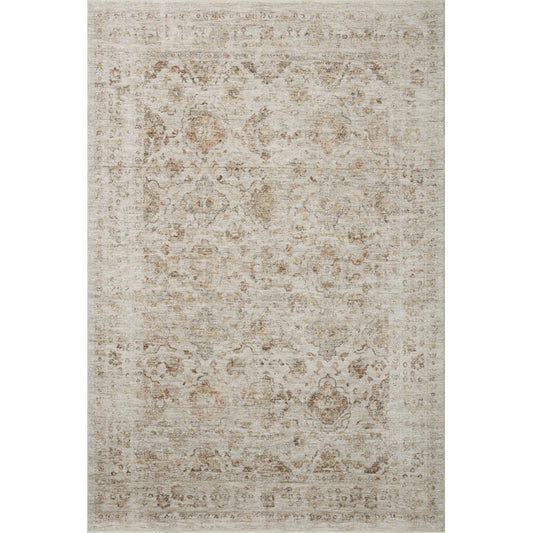 Amber Lewis x Loloi Honora Tapis beige/épice 5'3" x 7'9"