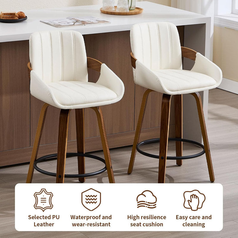 Swivel bar and counter stool (Set of 2)