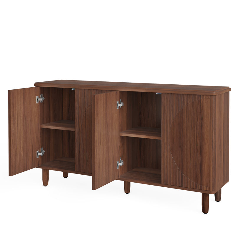Mango Minimalist Modern Sideboard Buffet 59.4 Inches