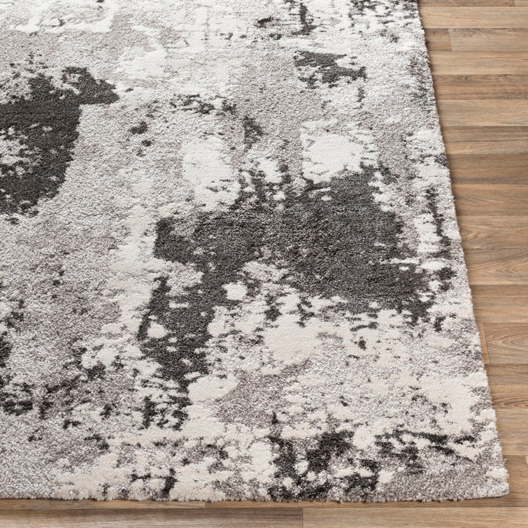 Tapis multicolore tissé par la machine Kolite 3'11” x 5'7”
